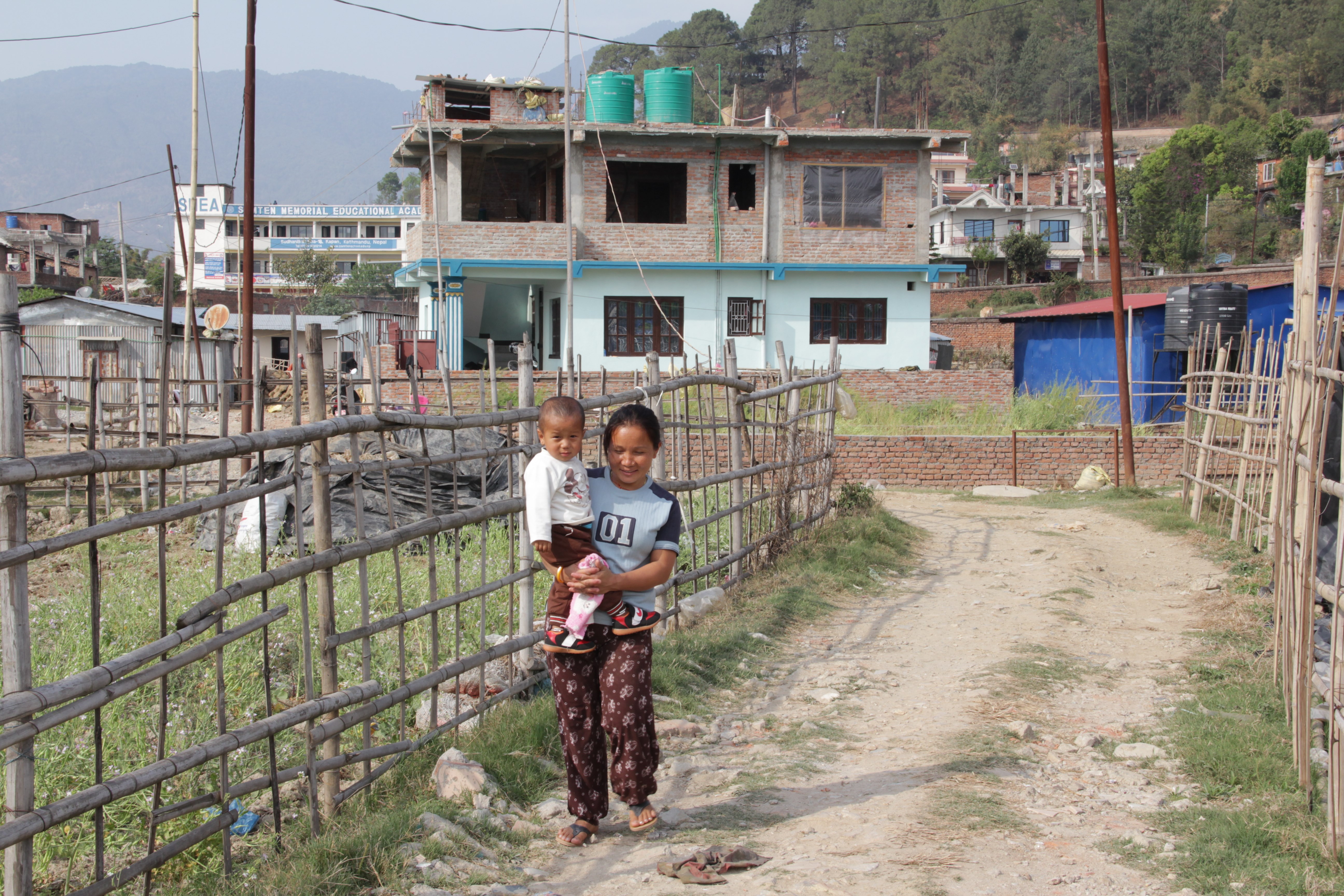 Quartier de Kapan, près de Katmandou, où nous avons élu domicile pendant dix jours (© Jérôme Decoster)