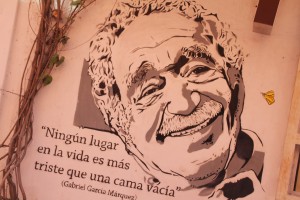 Gabriel García Márquez, qui a écrit notamment "Cent ans de solitude", est l’auteur le plus réputé de Colombie (© Jérôme Decoster).