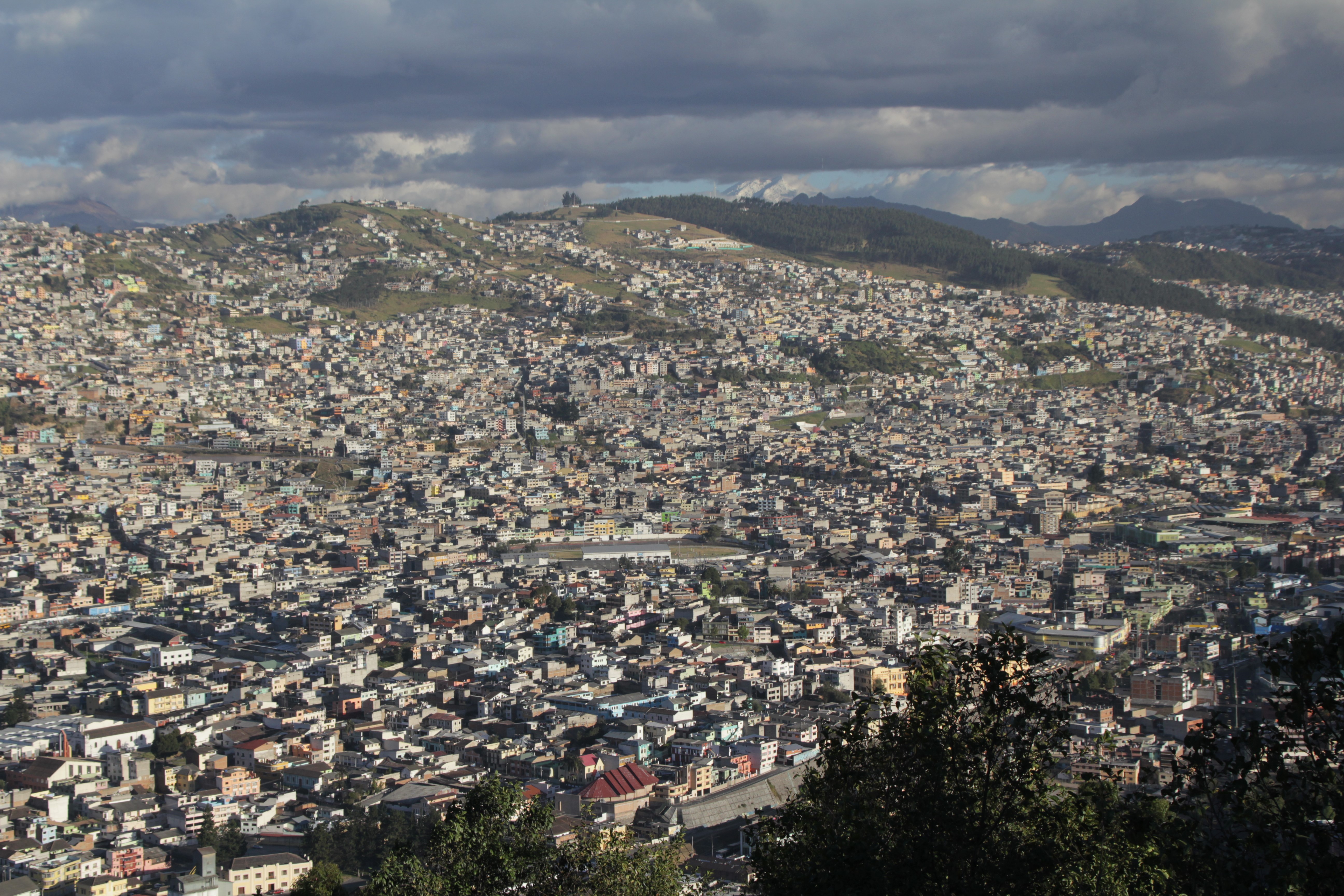Vue sur Quito en haut du Panecillo (© Aurélie Bacheley).